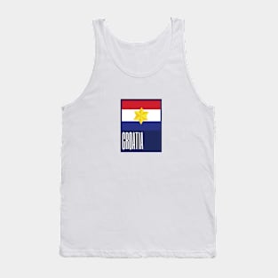 Croatia Country Symbol Tank Top